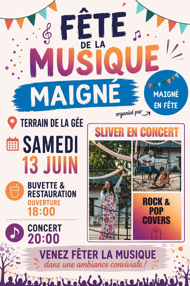 affiche concert Maigné 2026