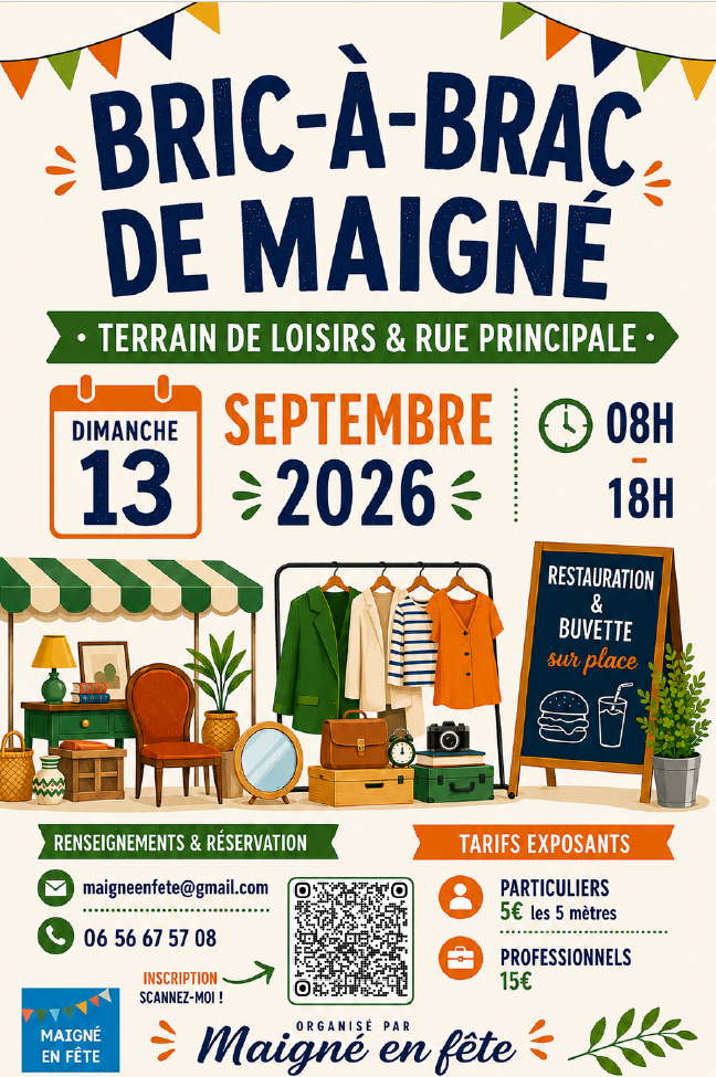 Bric à brac de Maigné 2026